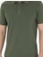 Erkek Haki Slim Fit Basic Tişört 50280754-VR027 6