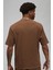 Air Jordan Jumpman Wordmark Unisex Brown Tee Air Jordan Nakış Logolu Pamuk Tişört Kahverengi 2