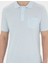 Erkek Açık Mavi Regular Fit Basic Tişört 50280753-VR095 6