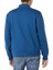 Erkek Yarım Fermuarlı Uzun Kollu Indigo Mavi Polar Sweatshirt 2