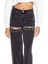 Rhinestone Dekolteli Wide-Leg Jean Pantolon 4