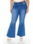 Plus Size High-Rise Flare Jean Pantolon 1