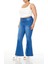 Plus Size High-Rise Flare Jean Pantolon 3