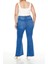 Plus Size High-Rise Flare Jean Pantolon 4