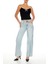 Metallic High-Rise Straight Jean Pantolon 2