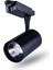3'lü Hareketli LED Ray Spot + 1 Metre Ray Siyah Kasa Beyaz Işık 3