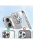 Apple iPhone 16 Pro Kılıf Lens ve Hoparlör Toz Korumalı Arkası Şeffaf Kenarı Renkli Silikon Kapak 3