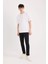 Carlo Skinny Fit Ekstra Dar Kalıp Normal Bel Ekstra Dar Paça Siyah Jean Pantolon S2285AZ24AU 3