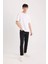 Carlo Skinny Fit Ekstra Dar Kalıp Normal Bel Ekstra Dar Paça Siyah Jean Pantolon S2285AZ24AU 4