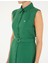 Kadın Yeşil Kolsuz Regular Fit Gömlek Elbise 50283652-VR054 6
