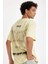 %100 Pamuk Comfort Regular Fit Rahat Kesim Bisiklet Yaka Sırt Baskılı Kısa Kollu Tişört C6142AX24AU 1