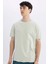 Regular Fit Bisiklet Yaka Kısa Kollu Basic Düz Tişört B7755AX24SM 1
