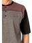 6090 Erkek Kısa Kollu 3'lü Jakarlı Pijama Takımı-Bordo 2