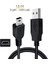 5 Pin Mini USB To USB 2.0 V3 Şarj ve Veri Aktarım Kablosu (1.5 Mt) 1