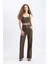 Kalın Askılı Crop Korse Jean Bluz C5695AX24SP 2