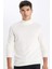Slim Fit Dar Kesim Yarım Balıkçı Yaka Basic Düz Triko Kazak R1127AZ24WN 1