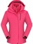 3 In 1 Outdoor Içi Çıkarılabilir Polarlı Kadın Kışlık Mont Windproof 001 1