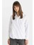 Basic Düz Poplin Uzun Kollu Gömlek C8645AX24SM 1
