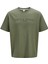 Erkek Relaxed Fit Bisiklet Yaka T-Shirt - 12274595 2