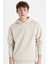 Regular Fit Kapüşonlu Baskılı Sweatshirt C6131AX24AU 1
