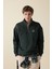 Comfort Regular Fit Rahat Kalıp Fermuarlı Dik Yaka Baskılı Sweatshirt C6132AX24AU 3