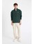 Comfort Regular Fit Rahat Kalıp Fermuarlı Dik Yaka Baskılı Sweatshirt C6132AX24AU 5