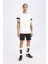 DeFactoFit Slim Fit Dar Kesim Sporcu Kısa Paça Skuba Dalgıç Kumaş Şort D0673AX24AU 4