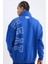 Fit NBA Miami Heat Oversize Geniş Kalıp Dik Yaka Sırt Baskılı Kalın Sweatshirt A7247AX24AU 1