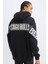 Fit NBA Chicago Bulls Boxy Fit Kapüşonlu Sırt Baskılı Kalın Sweatshirt U9853AZ24AU 1