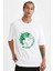 Fit NBA Boston Celtics Oversize Geniş Kalıp Bisiklet Yaka Baskılı Pamuklu Kısa Kollu Tişört T3098AZ24AU 1