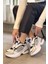 Kadın Taban File Detaylı Sneaker 040 1