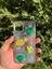 Kabartmalı Yüzen Simli Apple iPhone Kılıf - Cute Series 1