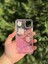 Kabartmalı Yüzen Simli Apple iPhone Kılıf - Cute Series 4