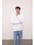 Oversize Geniş Kalıp Bisiklet Yaka Kalın Basic Düz Sweatshirt T5139AZ24AU 3