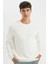 Regular Fit Bisiklet Yaka Kalın Basic Düz Sweatshirt T3777AZ24AU 1