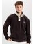Boxy Fit Çıtçıt Kapamalı Dik Yaka Nakışlı Polar Sweatshirt D2029AX24WN 1