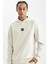 Fit Standart Fit Kapüşonlu Skuba Dalgıç Kumaş Sporcu Sweatshirt B4758AX24AU 1