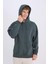 Oversize Geniş Kalıp Kapüşonlu Kanguru Cepli Basic Düz Sweatshirt X8287AZ24AU 4