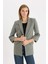 Regular Fit Ceket Yaka Basic Düz Blazer Ceket C3215AX24AU 3