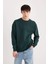 Boxy Fit Bisiklet Yaka Baskılı Sweatshirt X8282AZ24AU 3