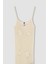 Fitted Askılı Yırtmaçlı Kroşe Midi Plaj Elbisesi D3002AX24SM 2
