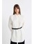Relax Fit Keten Karışımlı Uzun Kollu Tunik D1346AX24HS 4