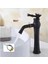 Banyo Çanak Lavabo Bataryası Siyah Renk Taşlı Model 7 Yıl Güvenceli İthal 3