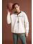 Fit NBA Los Angeles Lakers Boxy Fit Kapüşonlu Fermuarlı Kalın Sweatshirt A7227AX24WN 3