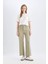 Culotte Yüksek Bel Paça Ucu Kesik Crop Jean Pantolon D2966AX24HS 2