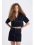 Fashion Fit Polo Yaka Kısa Kollu Jean Bluz D3716AX24AU 4