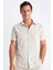 Regular Fit Yazlık Polo Yaka Pamuklu Basic Düz Kısa Kollu Gömlek D1057AX24SM 1