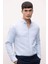 Slim Fit Dar Kesim Düğmeli Dokulu Düz Pamuk Karışımlı Uzun Kollu Gömlek T2066AZ24AU 1