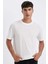 %100 Pamuk New Regular Fit Bisiklet Yaka Basic Düz Kısa Kollu Beyaz Tişört V7699AZ24AU 1
