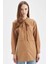 Relax Fit Fiyonk Yaka Poplin Uzun Kollu Gömlek Tunik D4152AX24AU 1